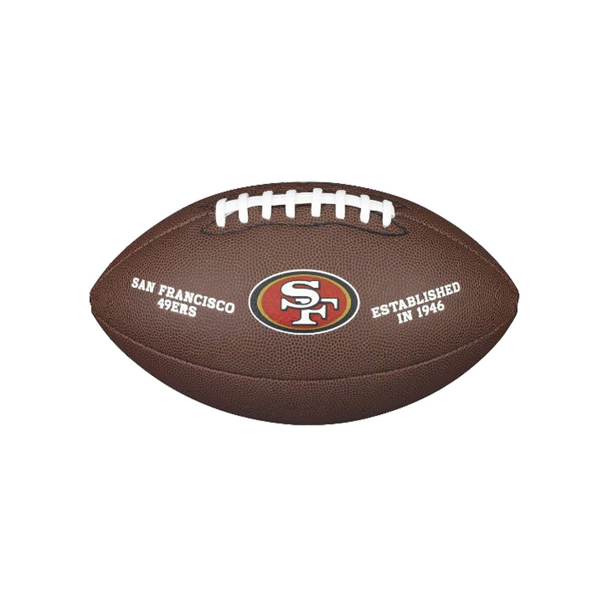 Wilson NFL Team Logo Composite Football San Francisco 49ers