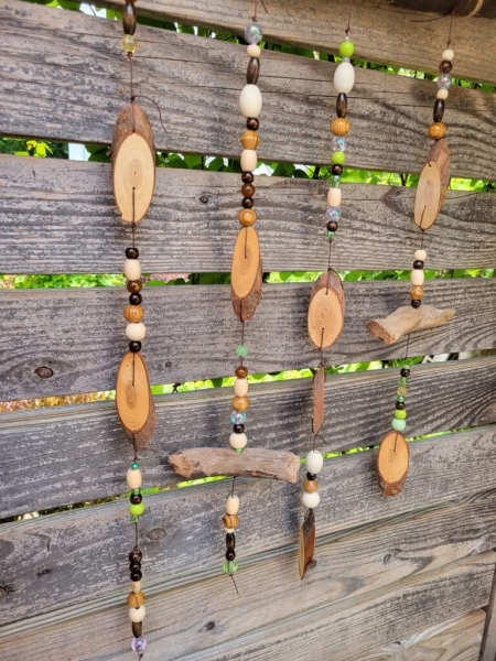 Boho Mobile 'Wood', Holzscheiben