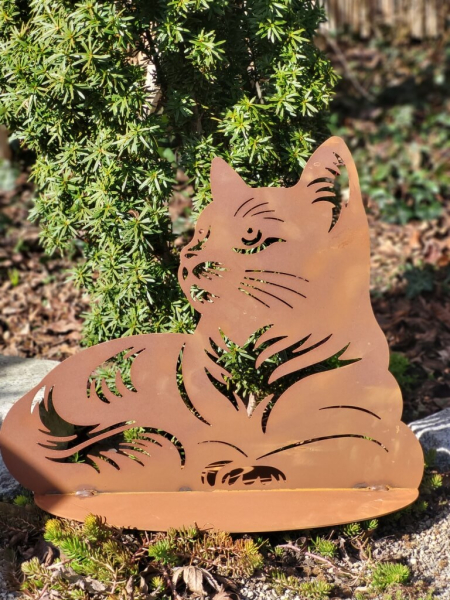 Edelrost Katze Nala, liegend