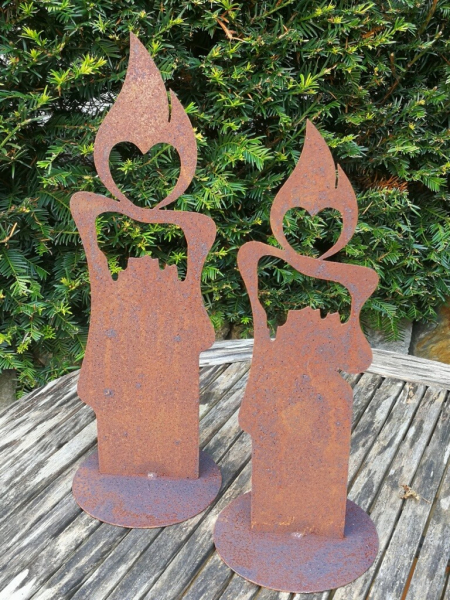 Edelrost Kerze Michi