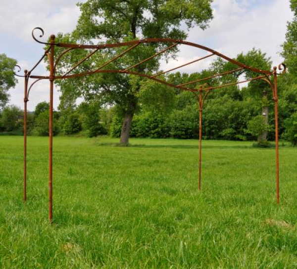 Edelrost Überdachung, Pavillion