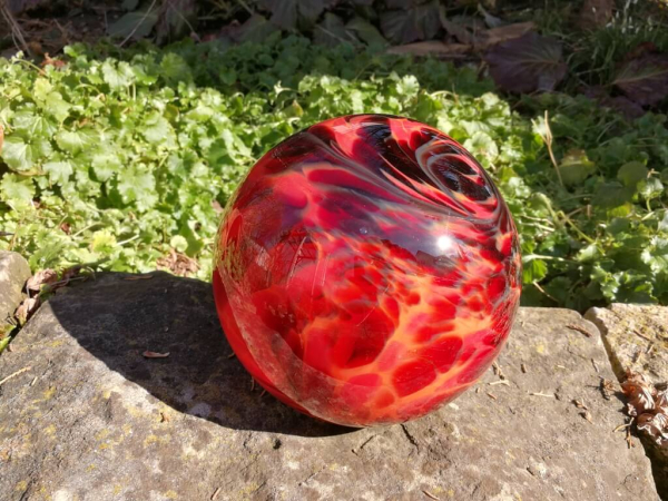 Ersatzglaskugel rot, M8 Gewinde