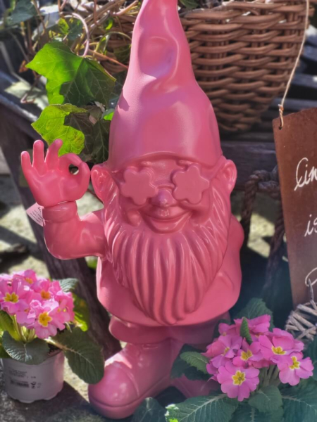 Kunststoff Zwerg Sunny groß, knallbunt