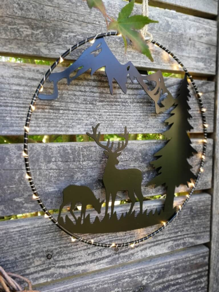 LED Ring, Reh fressend