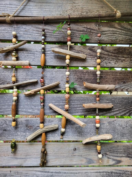 Mobile Treibholz, 'Boho-Gold'