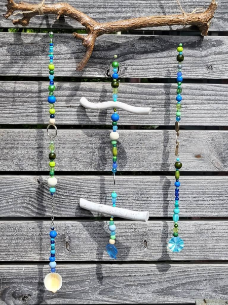 Mobile 'Nordseefeeling', blau-grün