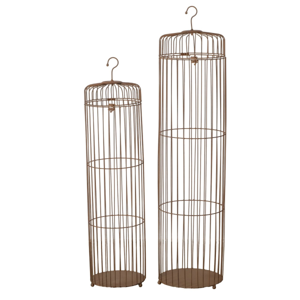 Vogelkäfig sehr groß, antikbraun