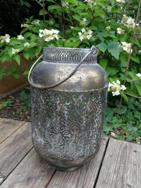 Boho Windlicht Sligo, vintage-antikgold