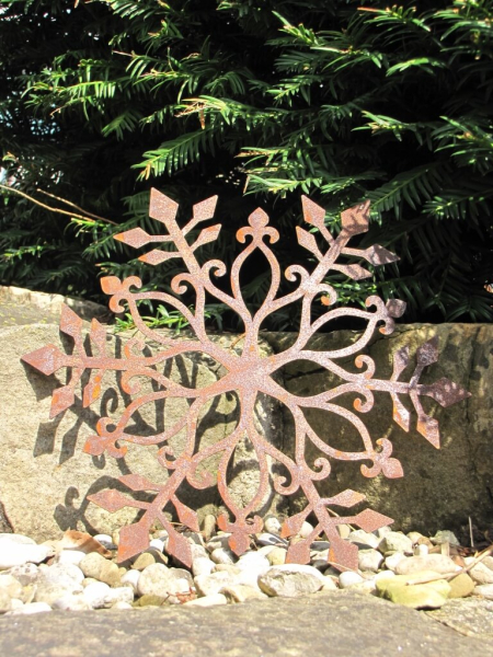 filigraner Edelrost Schneekristall Laser