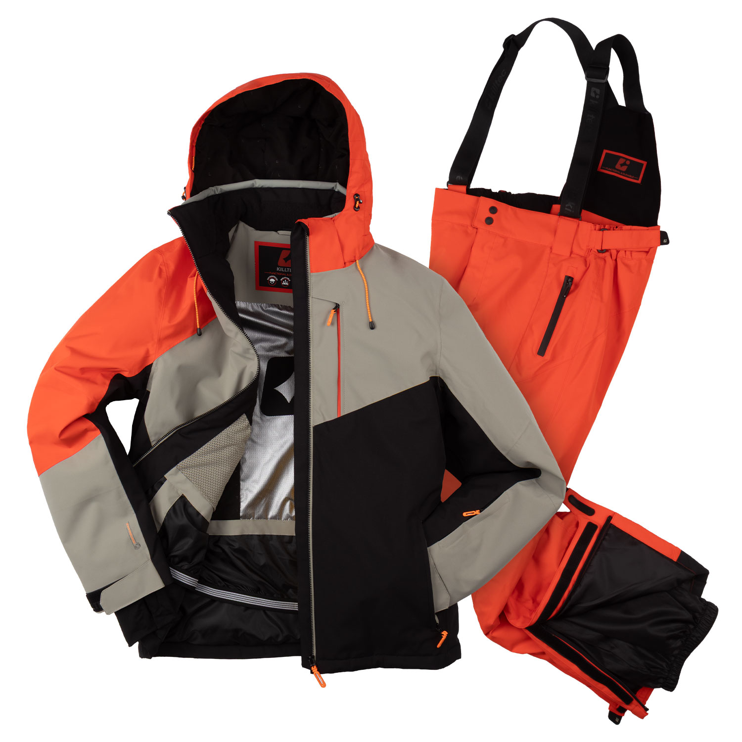 killtec Skianzug Herren 4XL orange
