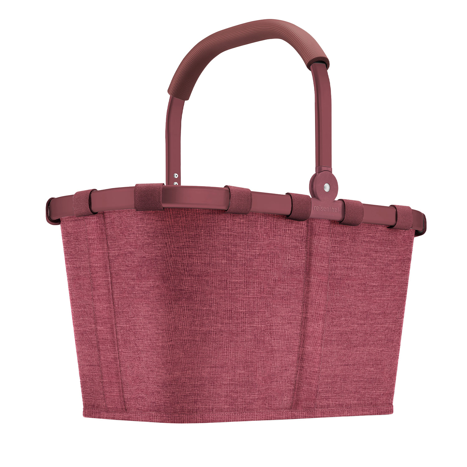 reisenthel Einkaufskorb carrybag twist maroon 22 Liter - rot mit rotem Henkel