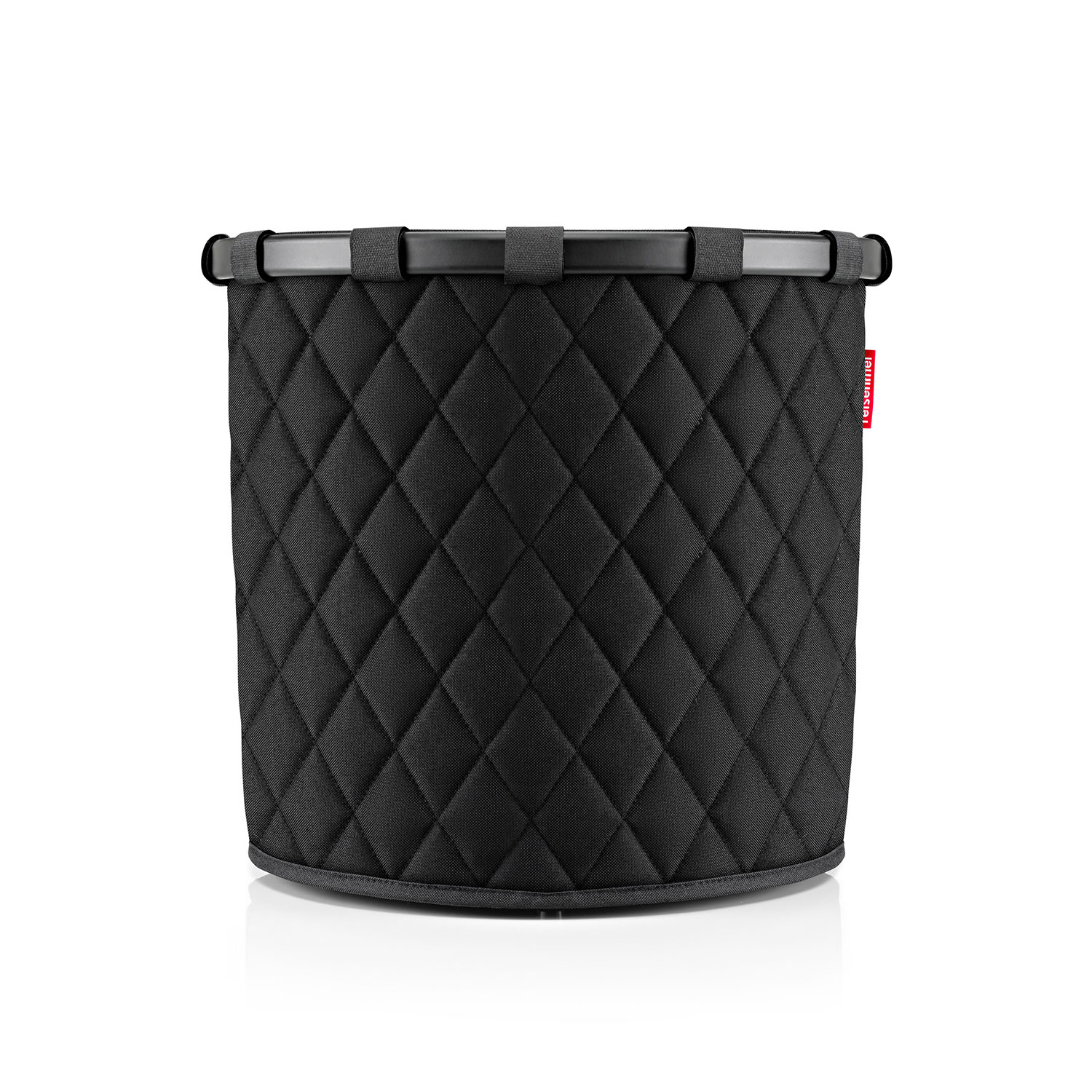 reisenthel® Wäschekorb Wäschpuff Stoff schwarz mit Rahmen 30 Liter