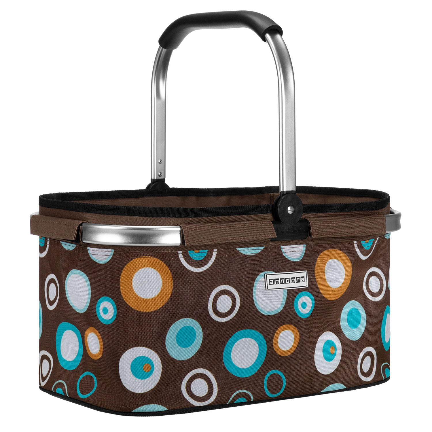 anndora Einkaufskorb - Henkelkorb faltbar stabil bis 15 kg(22 Liter)