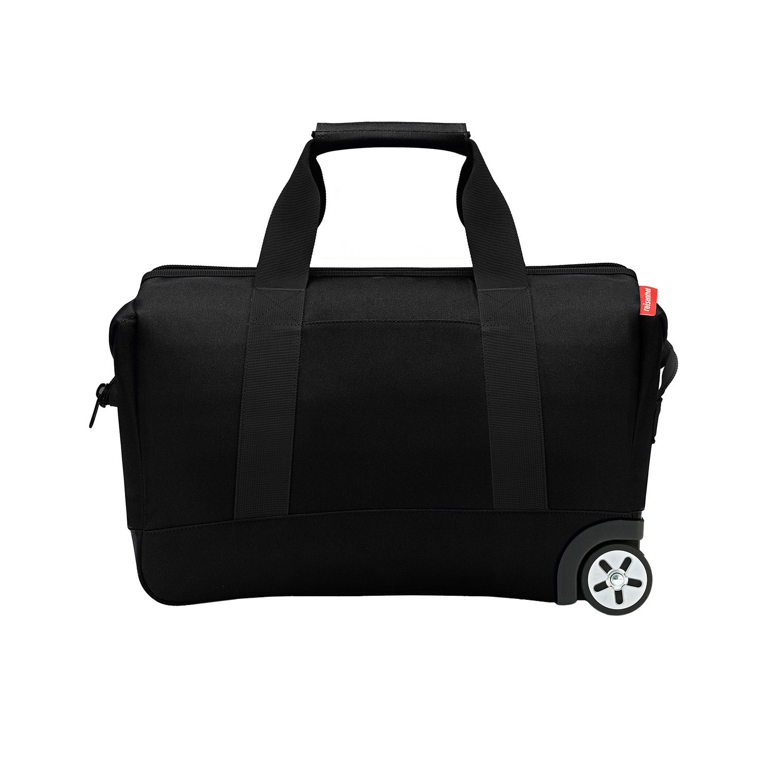 Marken Reisekoffer mit Rollen -teleskopstange zum ziehen -reisenthel allrounder trolley - schwarz