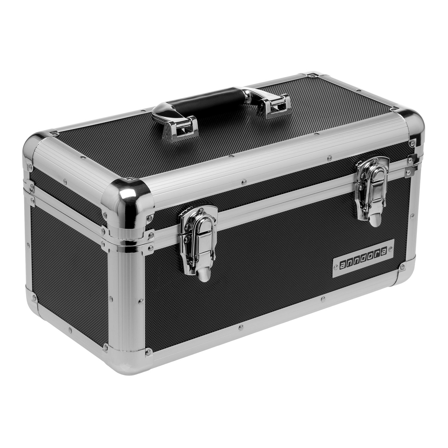 anndora Werkzeugkoffer 13 Liter Transportbox Werkzeugkasten Werkzeugbox - schwarz