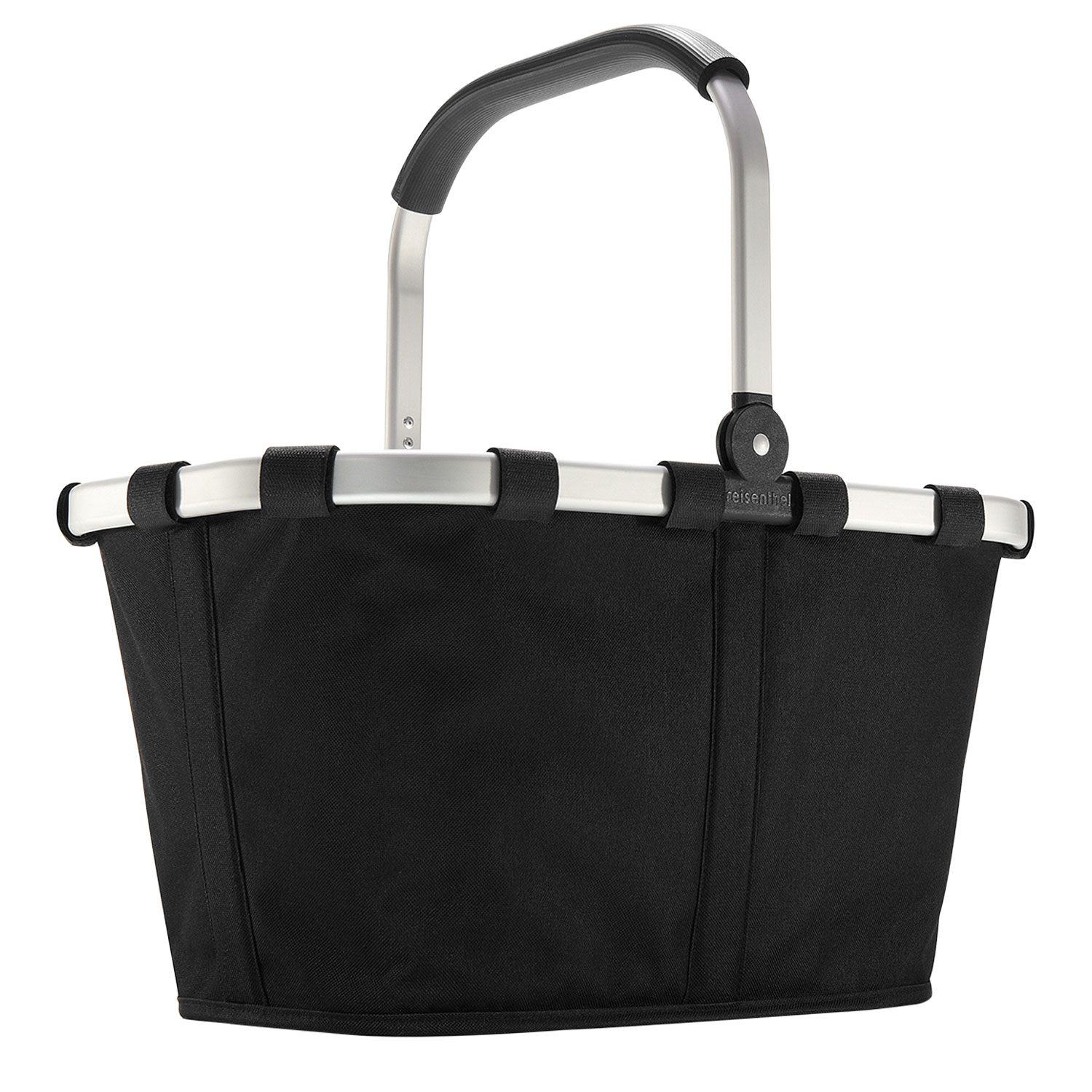 Einkaufskorb carrybag schwarz 22 Liter reisenthel - Henkel silber
