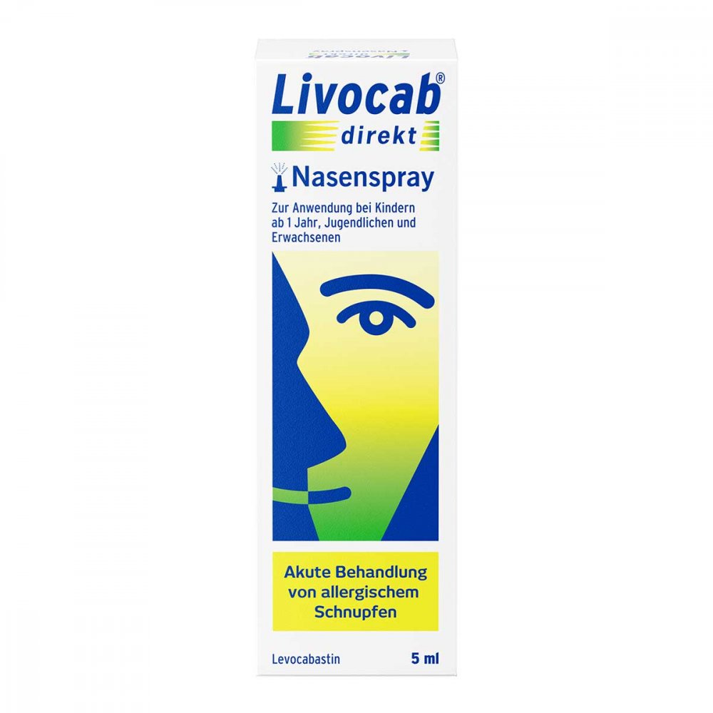Livocab direkt Nasenspray bei Allergie