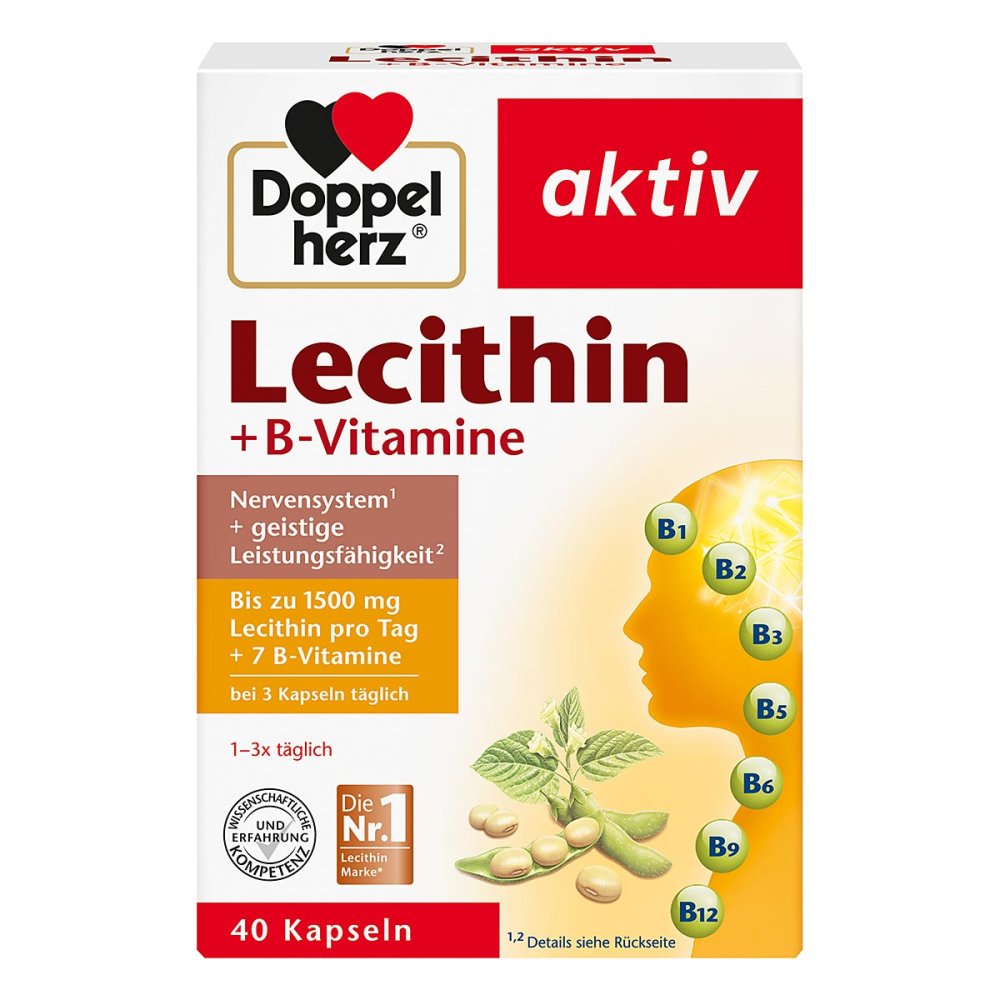 Doppelherz Lecithin + B-vitamine Kapseln