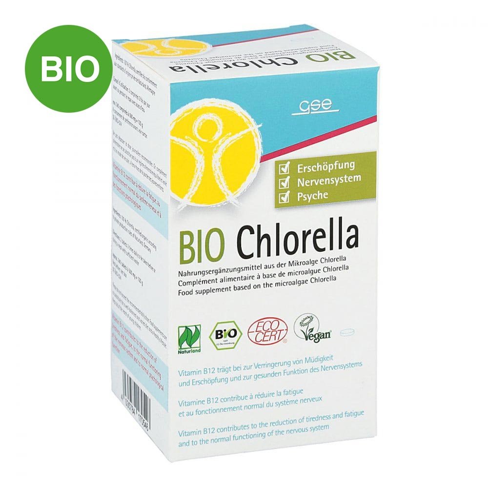 Chlorella 500 mg Bio Naturland Tabletten