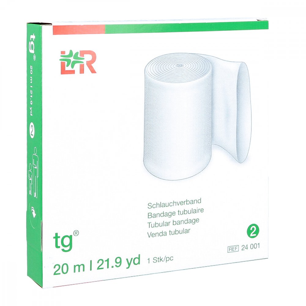Tg Schlauchverband GröÃe 2 20 m weiss 24001