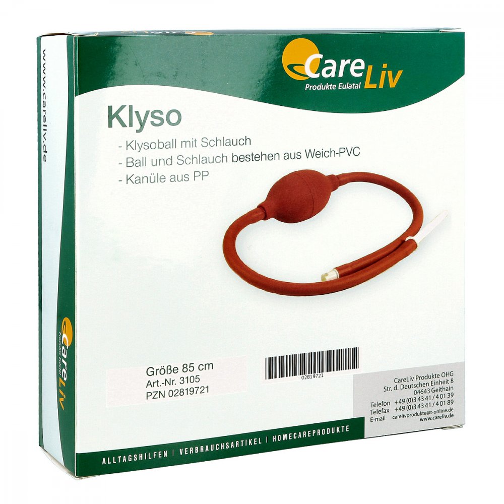Klyso komplett 85cm Schlauch und KanÃ¼le