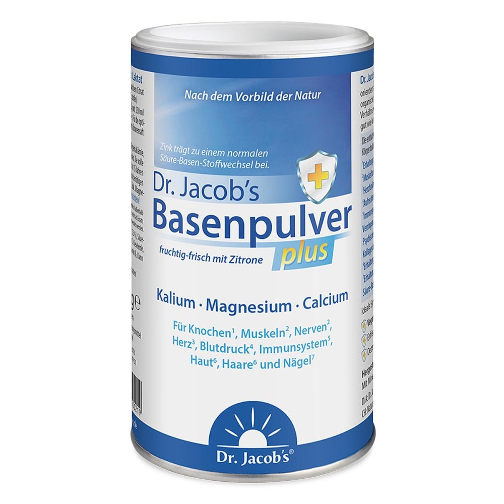 Dr. Jacob's Basenpulver plus Kalium Magnesium Calcium Citrat