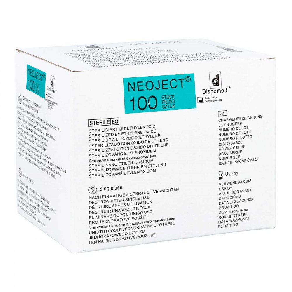 Kanülen Einmal Neoject GröÃe 1 6 0,6x25mm