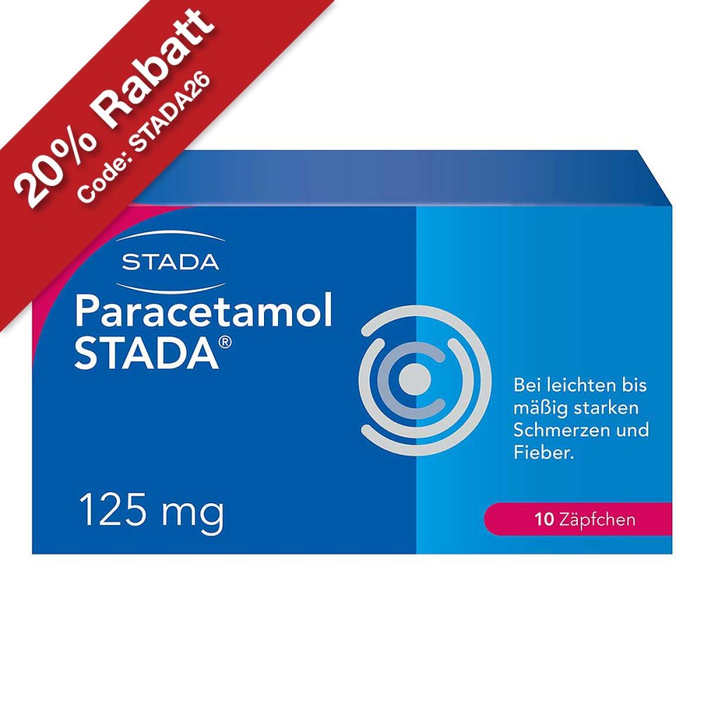 Paracetamol STADA 125 mg Zäpfchen