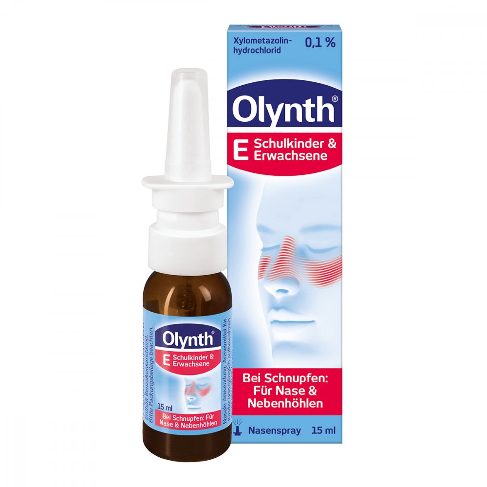 Olynth E 0,1 % Nasenspray Schulkinder und Erwachsene