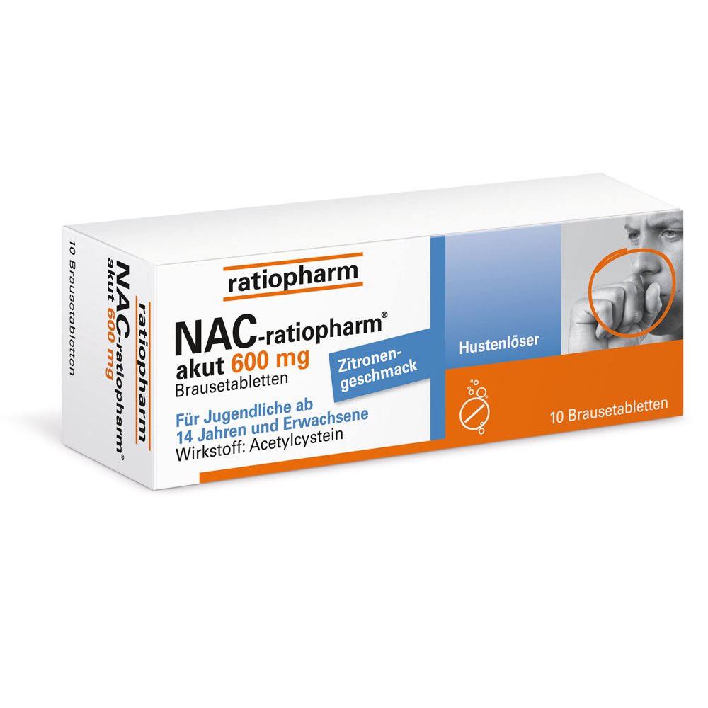 NAC-ratiopharm akut 600mg HustenlÃ¶ser