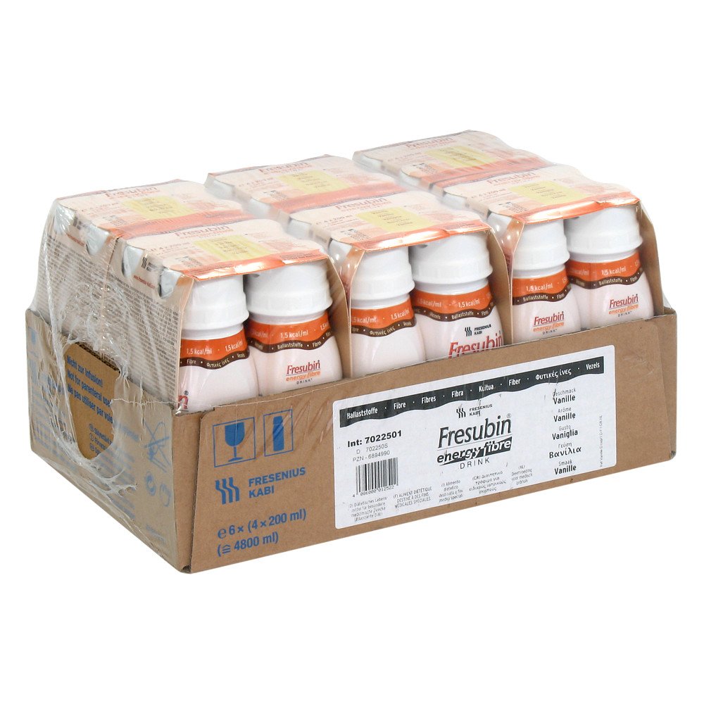 Fresubin Energy Fibre Drink Vanille Trinkflasche