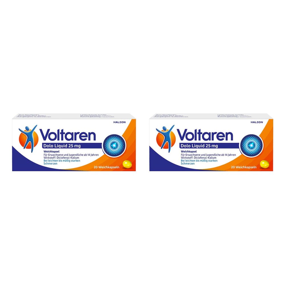 Voltaren Dolo Liquid 25mg Weichkapsel mit Diclofenac