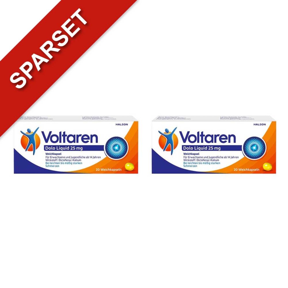 Voltaren Dolo Liquid 25mg Weichkapsel mit Diclofenac