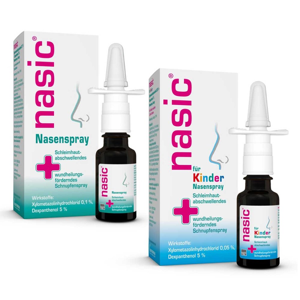 Nasic Nasenspray und Nasic Nasenspray fÃ¼r Kinder
