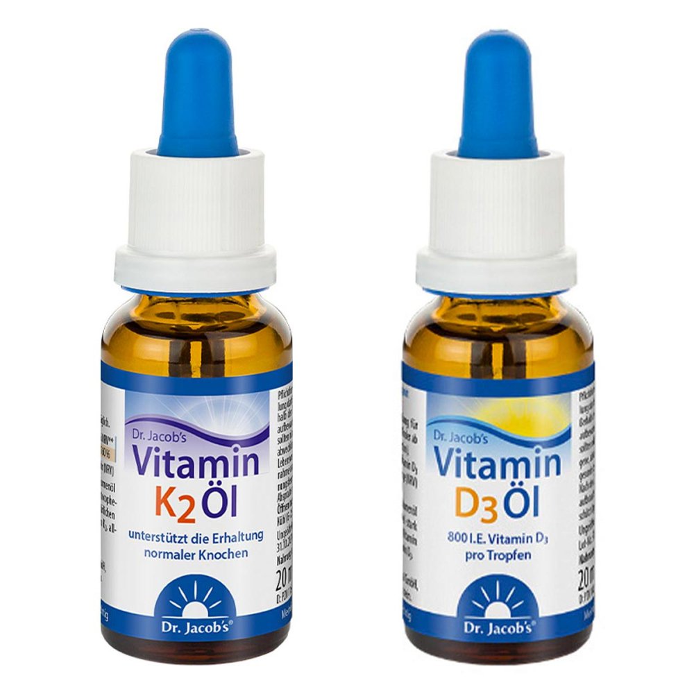 Dr. Jacob's Vitamin D3 Ãl + Dr. Jacob's Vitamin K2 Ãl