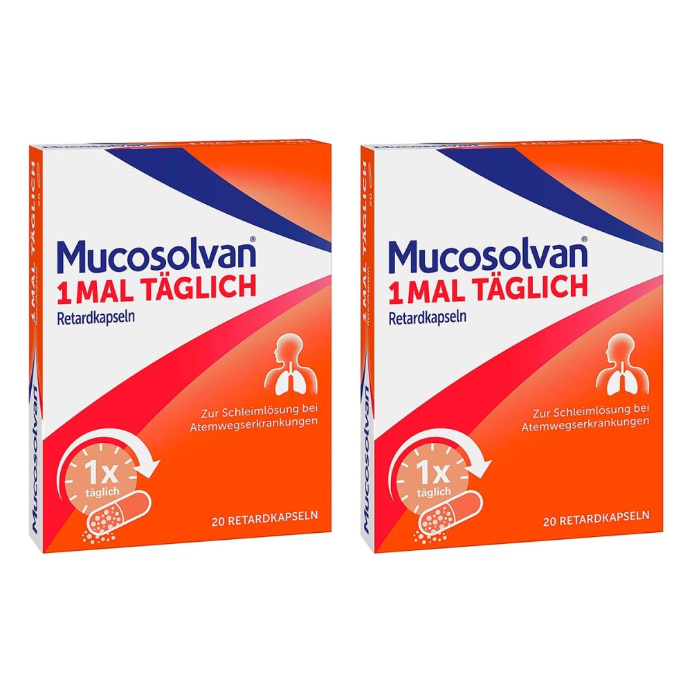 MUCOSOLVAN 1x tÃ¤glich Retardkapseln SchleimlÃ¶ser bei Husten