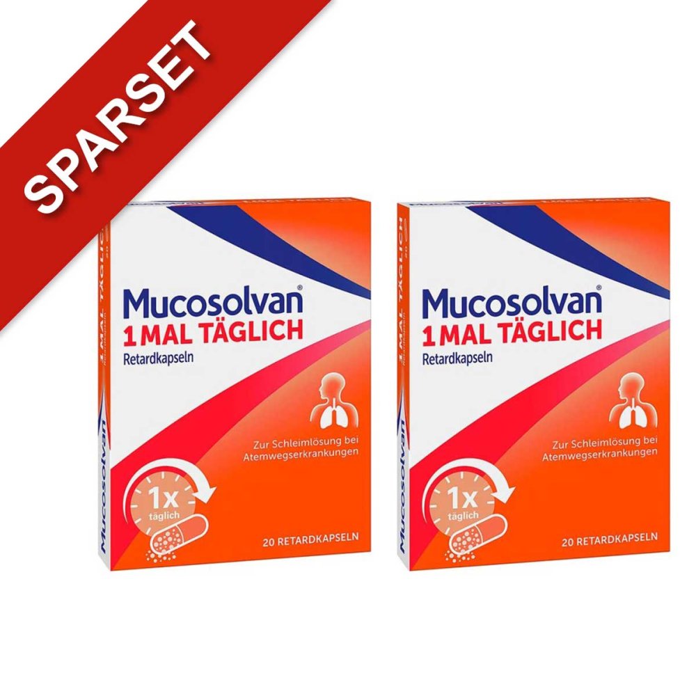 MUCOSOLVAN 1x tÃ¤glich Retardkapseln SchleimlÃ¶ser bei Husten
