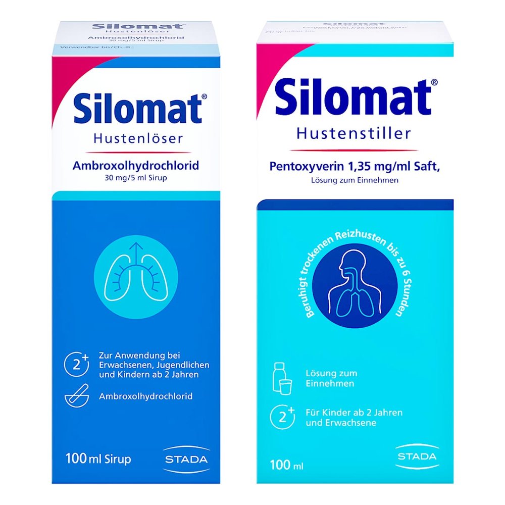 Silomat HustenlÃ¶ser Ambroxol. + Hustenstiller Pentoxyverin