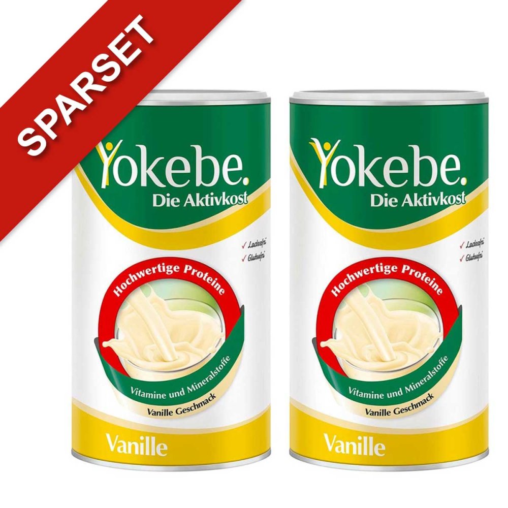 Yokebe Vanille - DiÃ¤tshake zur Gewichtsabnahme - mit Protein