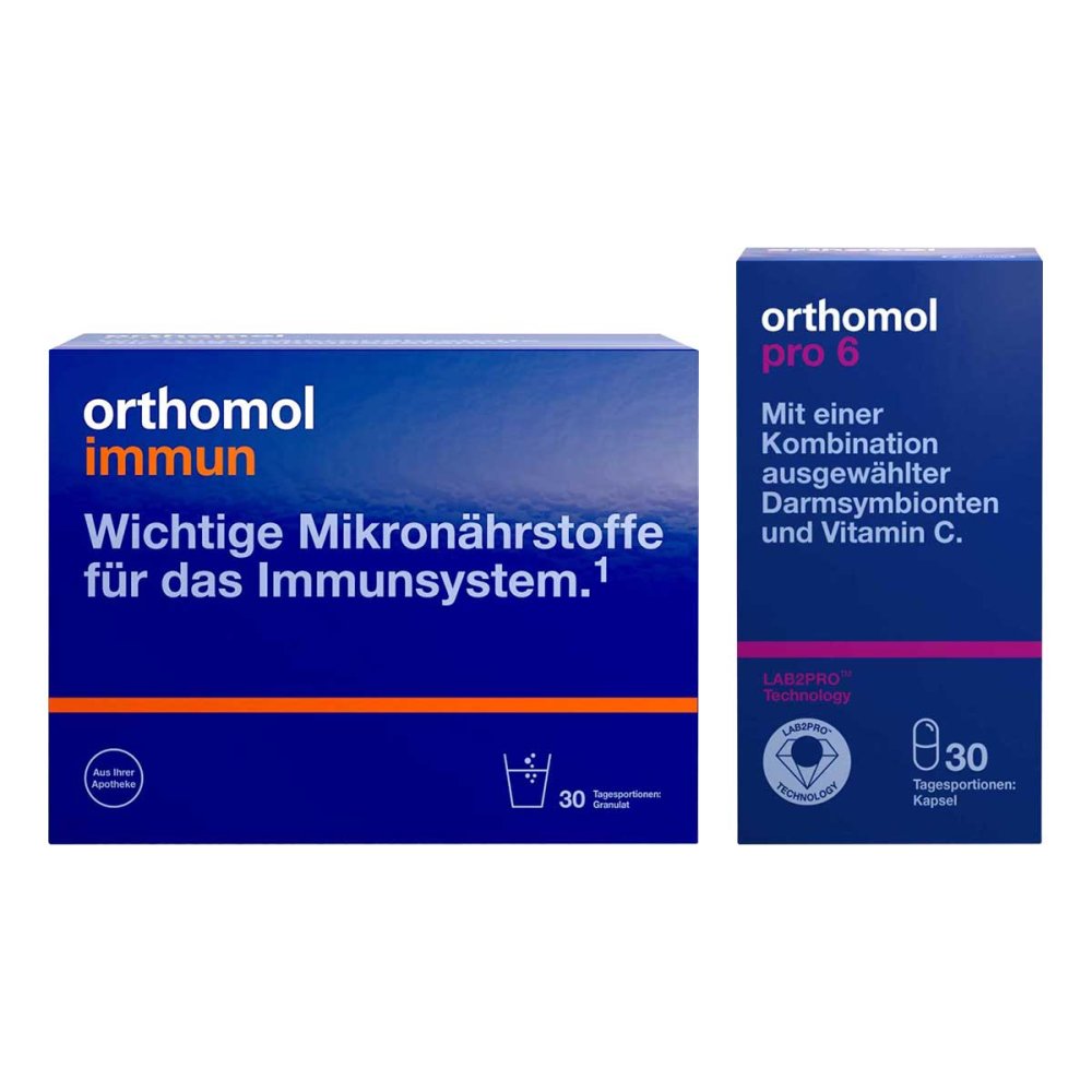  Orthomol Immun Granulat + Orthomol Pro 6 Kapseln