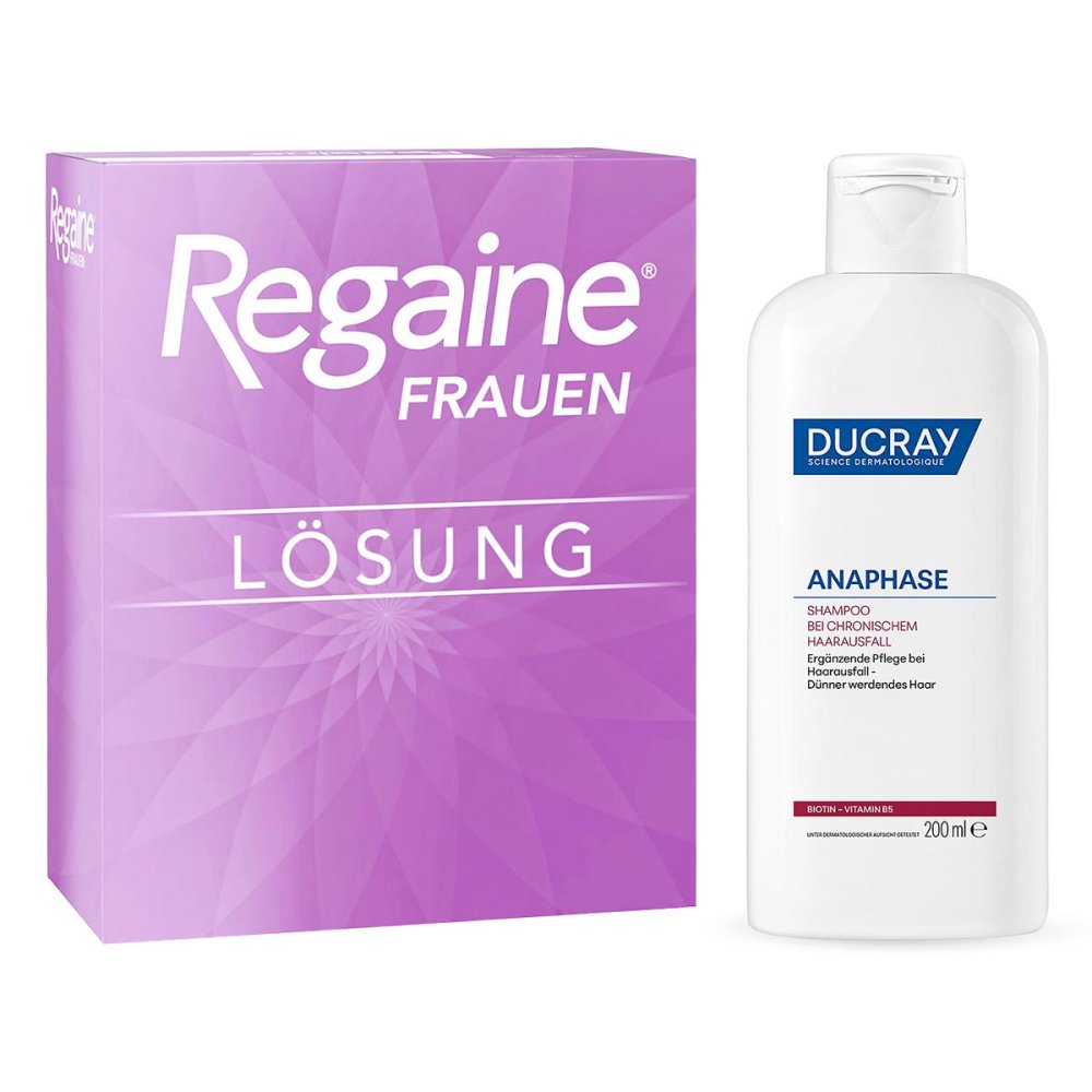 Regaine Frauen LÃ¶sung (3x60 ml) + Ducray Anaphase Shampoo