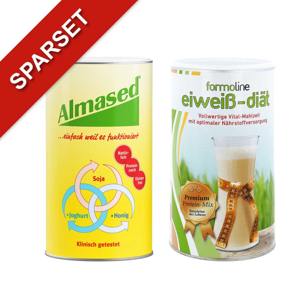 Almased Vitalkost und Formoline Eiweiss Diät Pulver
