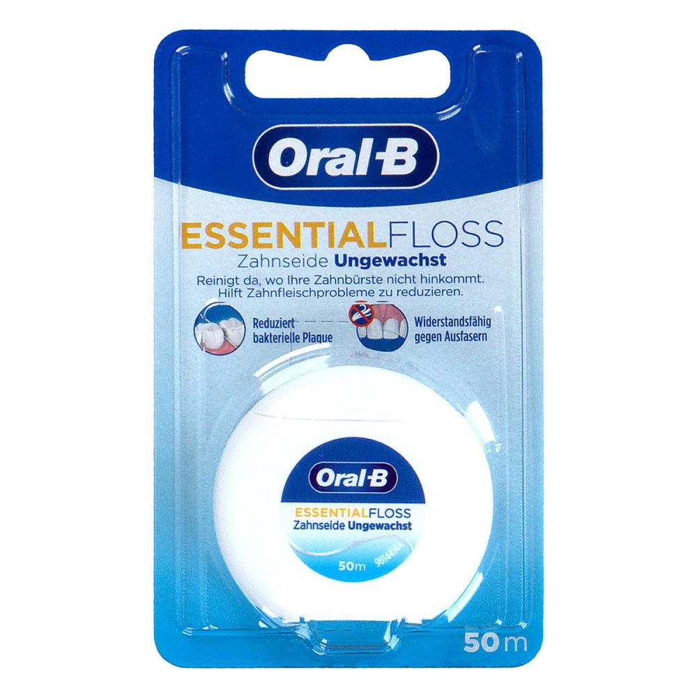 Oral B Zahnseide Essential Floss ungewachst