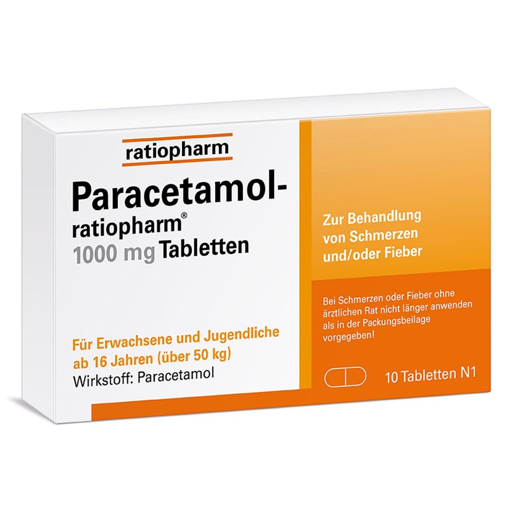 Paracetamol ratiopharmÂ® 1000 mg
