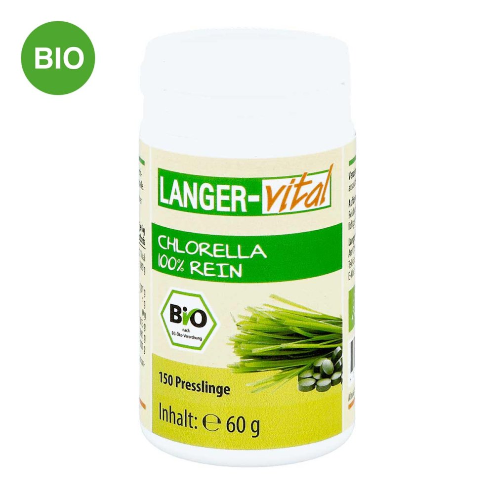 Chlorella Bio 100% 400 mg Presslinge