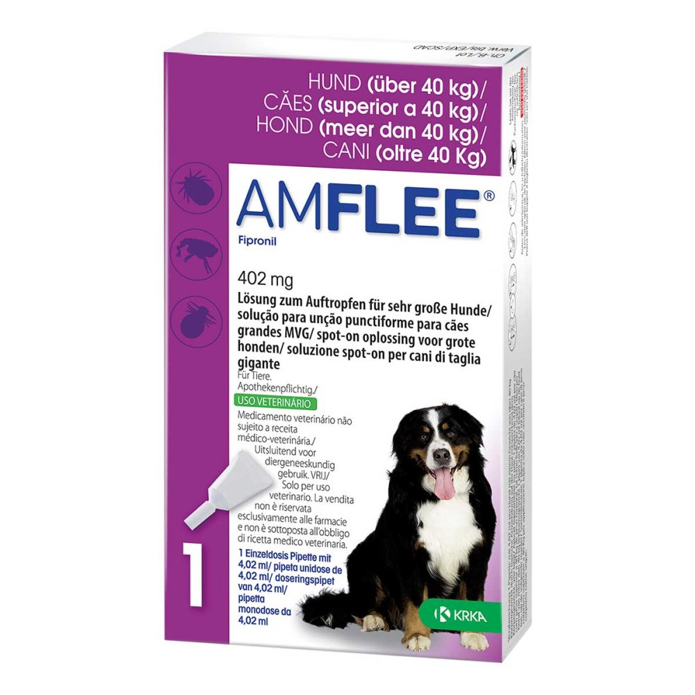 Amflee 402 mg LÃ¶sung zur, zum Auftropfen fÃ¼r sehr groÃe Hunde