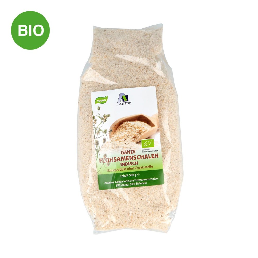 Flohsamenschalen indisch Bio