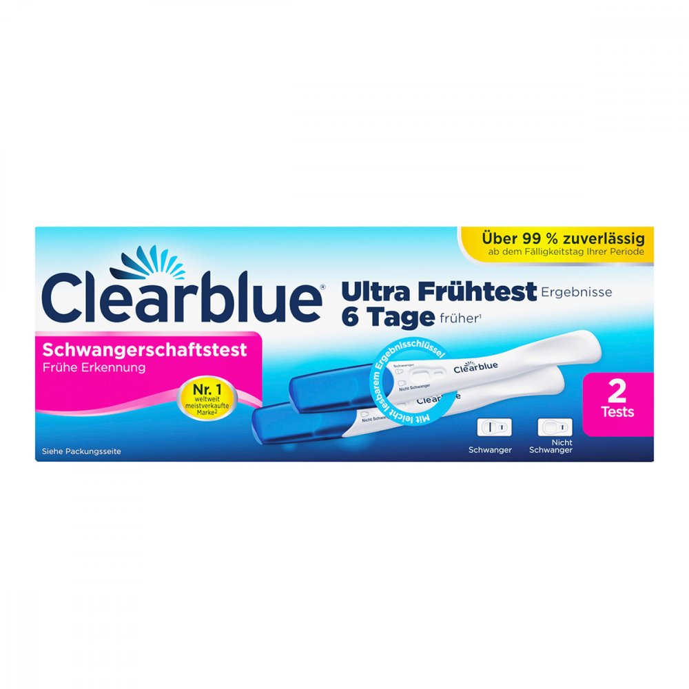 Clearblue Ultra FrÃ¼htest Schwangerschaftstest