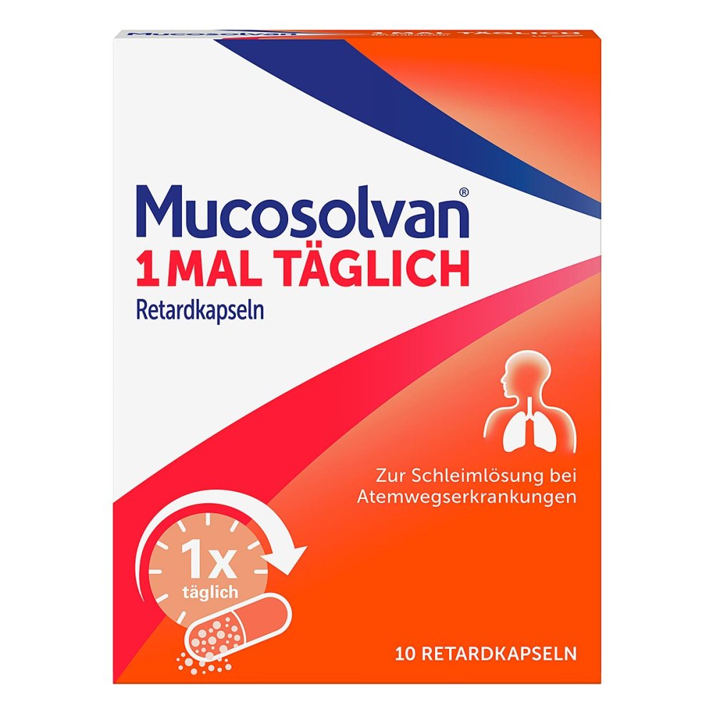 Mucosolvan 1x täglich Retardkapseln, Hustenlöser