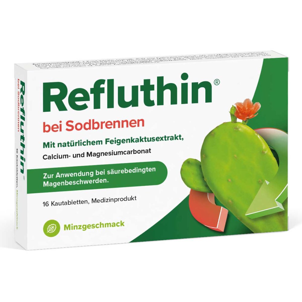 Refluthin Bei Sodbrennen Kautabletten Minze